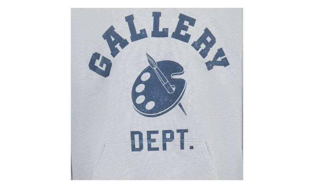 Art Dept Graphic Hoodie "Grey & Navy" GD307
