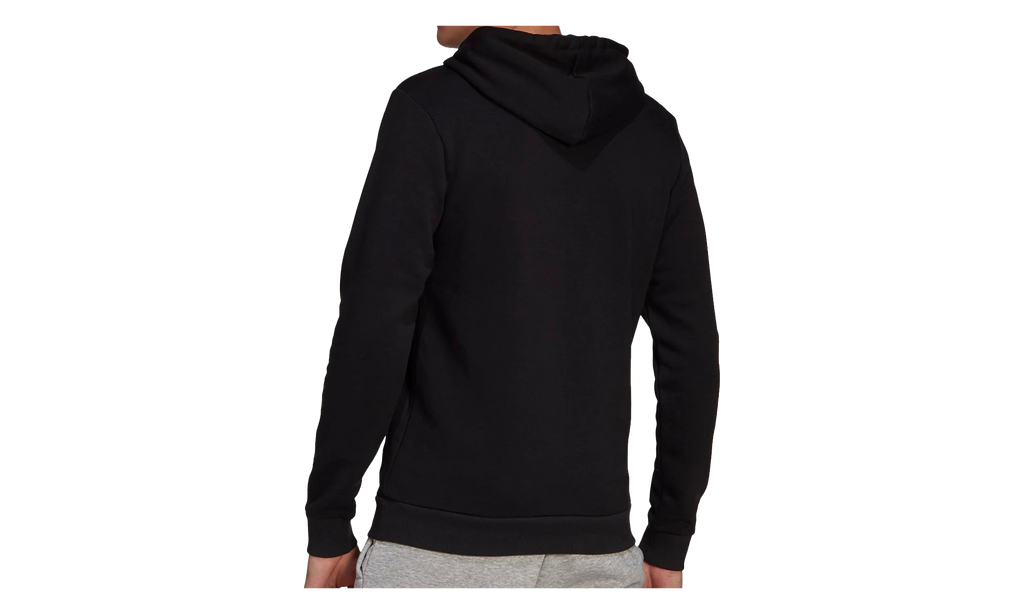 Essentials Fleece Big Logo Hoodie "Black / White" GK9220