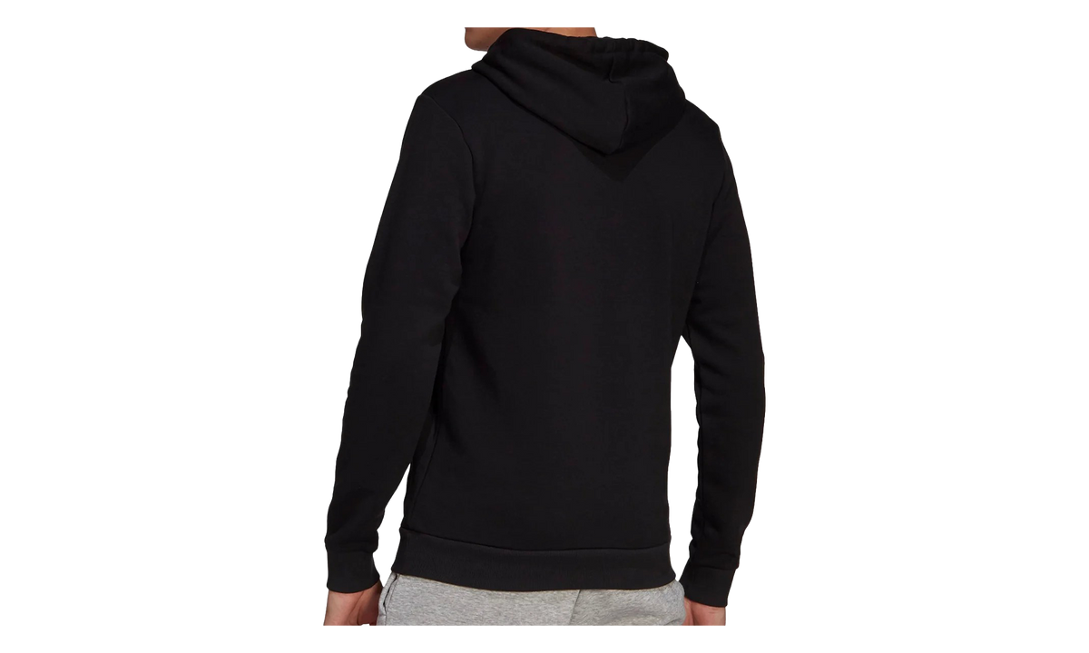 Essentials Fleece Big Logo Hoodie "Black / White" GK9220