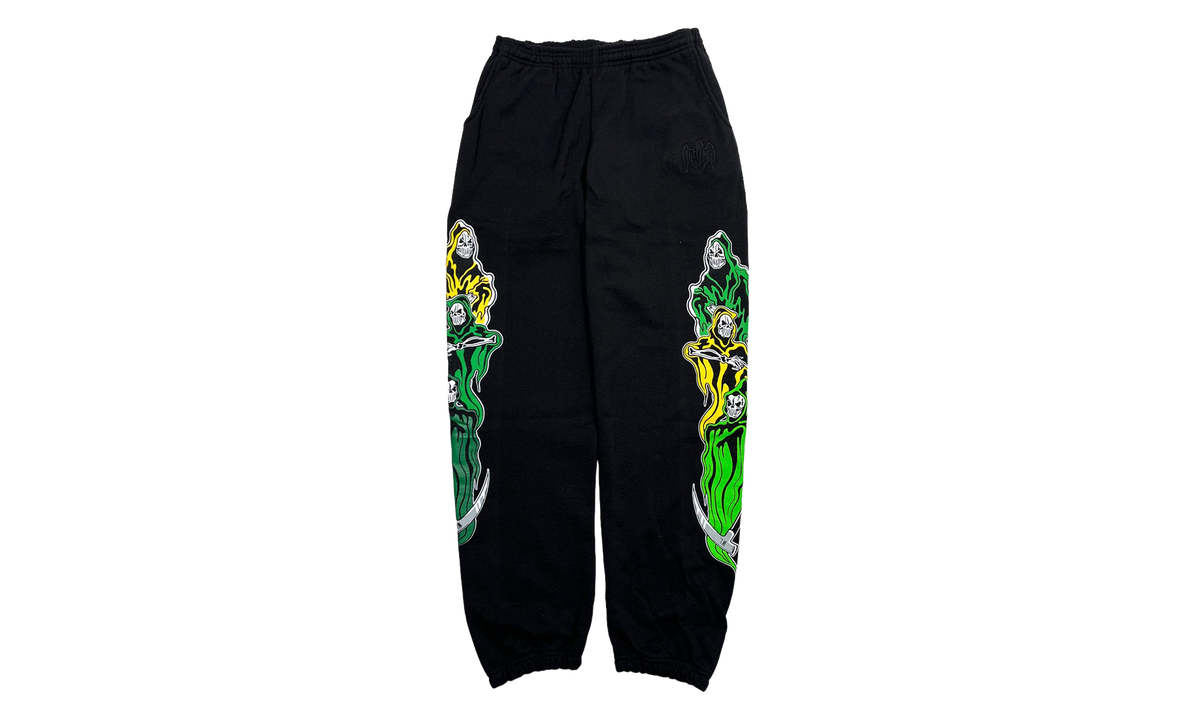 3 Reapers Sweatpants "Black / Green / Yellow" WL024