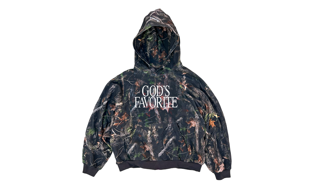 God's Favorite Zip Hoodie "Camo" PRAY GODSFAV CAMO