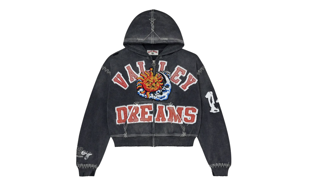 Sunny Zip Up Hoodie "BLACK" VAL43