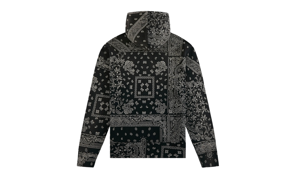 Bandanna-Print Fleece Hoodie "Yukon Patchwork Bandana" 710981787001