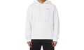 Wave Outline Diagonal Slim Hoodie "White / Black" G95QE0O5