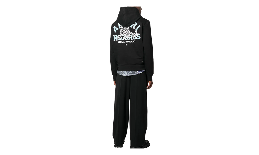 Records Logo Hoodie "Black / Blue" AW23MJG015 001