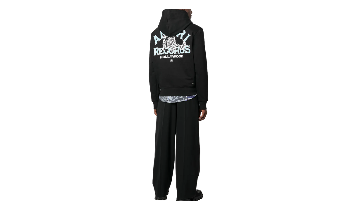 Records Logo Hoodie "Black / Blue" AW23MJG015 001