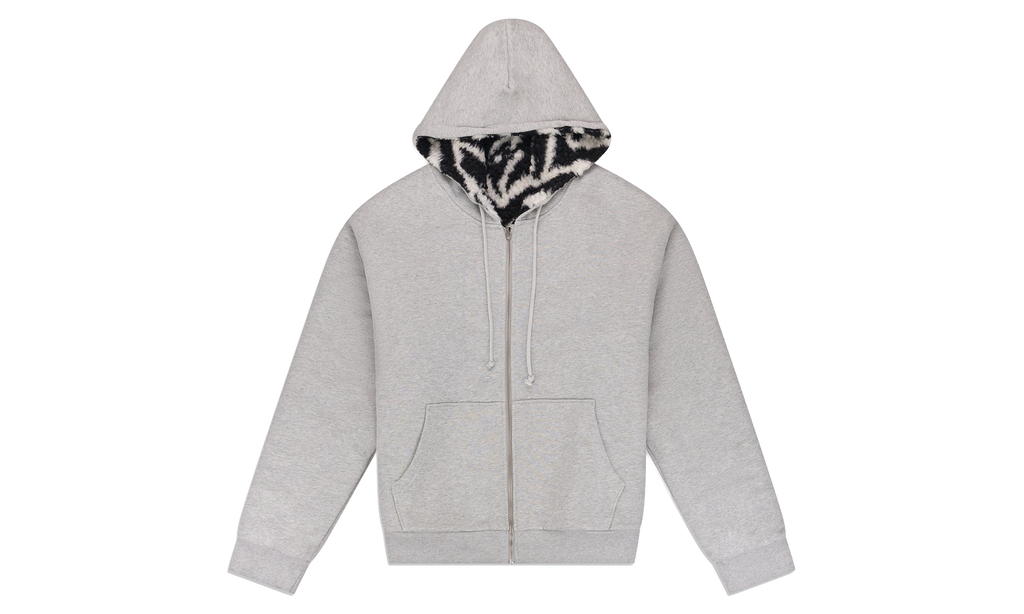 Zebra Lined Hoodie "Multi" DT1015