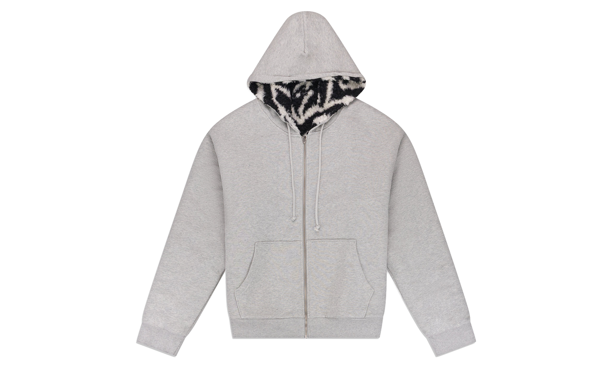 Zebra Lined Hoodie "Multi" DT1015