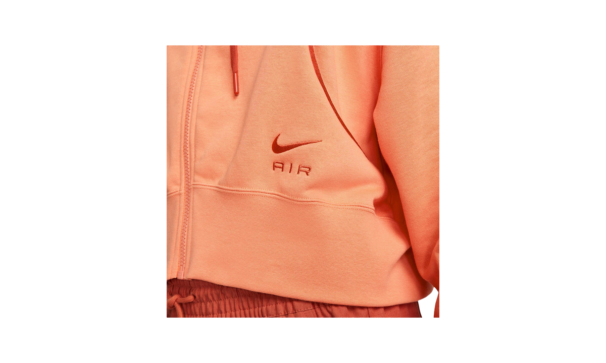 Air Womens Full-zip Hoodie WMNS "ORANGE" DQ6579 871