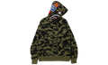 1st Camo Shark Full Zip Hoodie "Green" 001ZPK301005M GRN