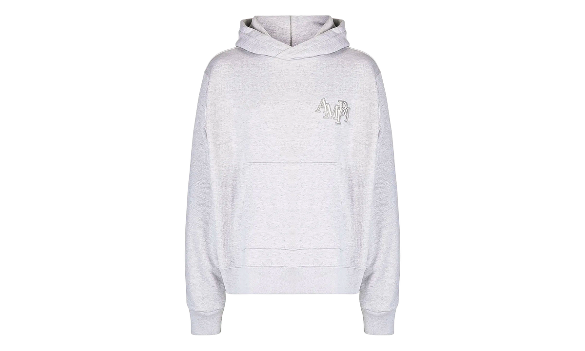 Staggered Logo Hoodie "Grey" AW23MJG029 032