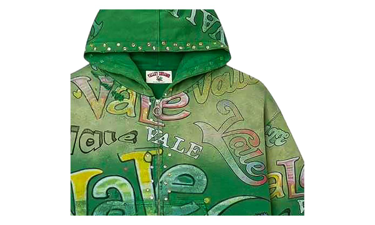 Spearmint Zip Up Hoodie "Green" VAL220