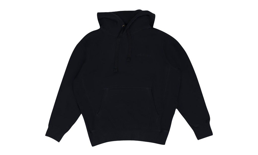 Tonal Logo Hoodie "Black" ALD MHDS 0064
