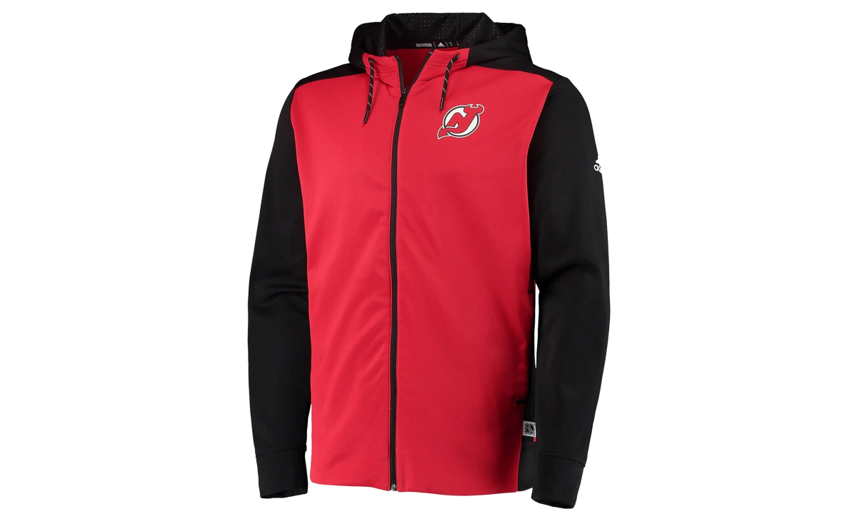 NHL New Jersey Devils Full Zip Hoodie "Red / Black" DN2830