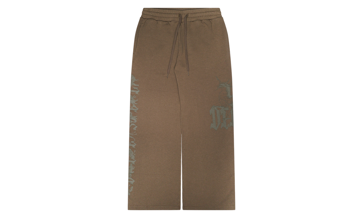 P-Gro Treated Wide-Leg Sweatpants "Brown" A238060BKCJ7ETA