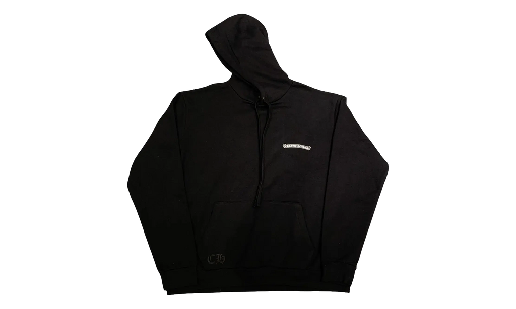 St. Barth Exclusive Cross Logo Pullover Hoodie "Black / Blue" CHRM1545
