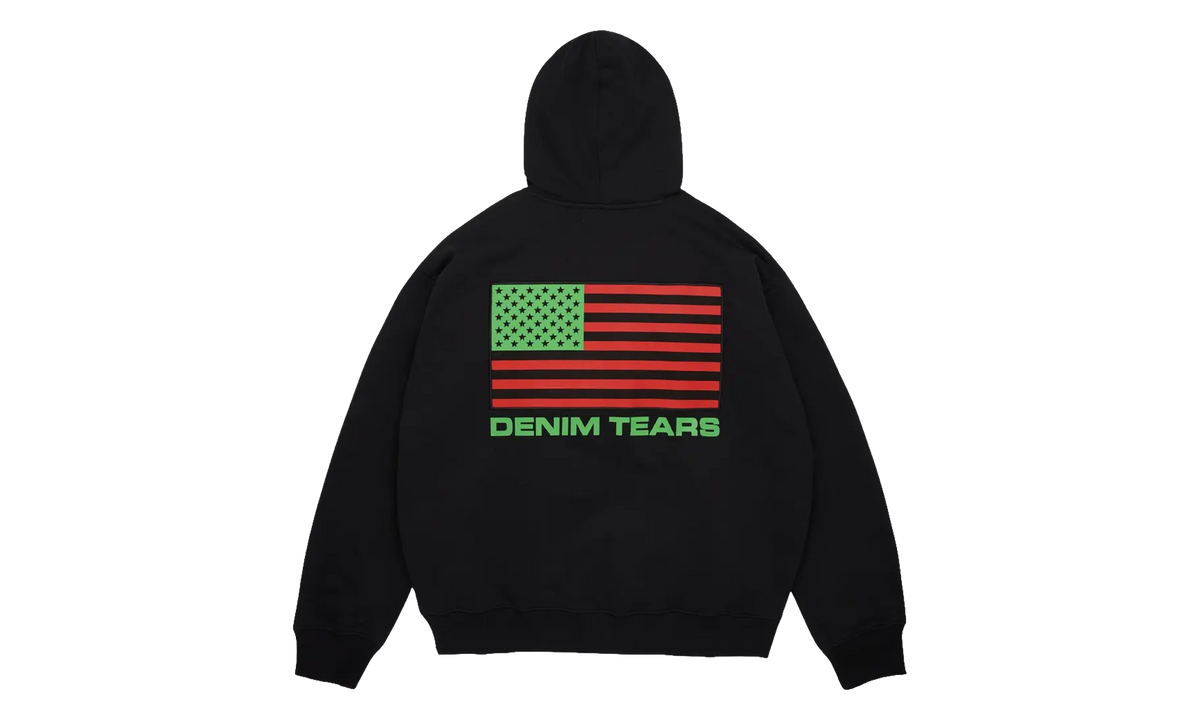 Pan African Zip Hoodie "Black" DT917