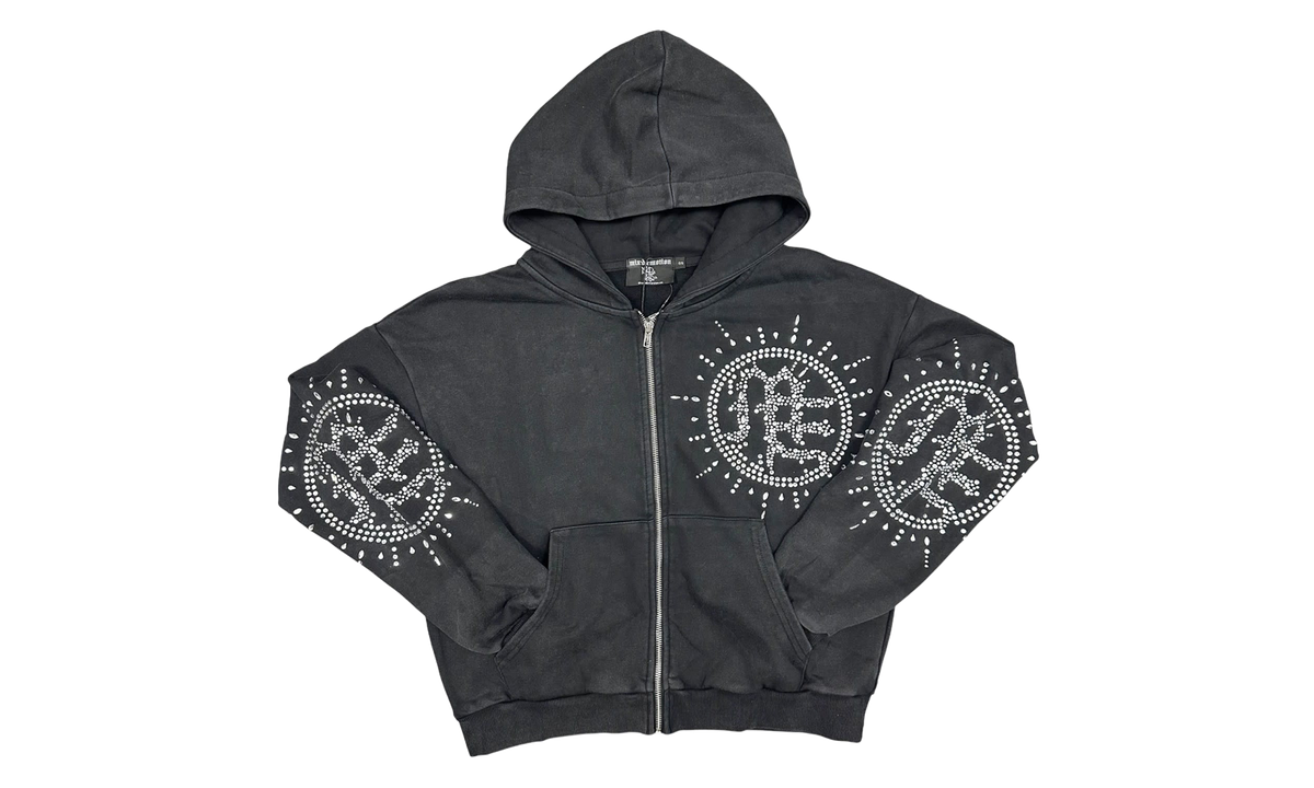 Eclipse Rhinestone Hoodie "Grey" MIXE029