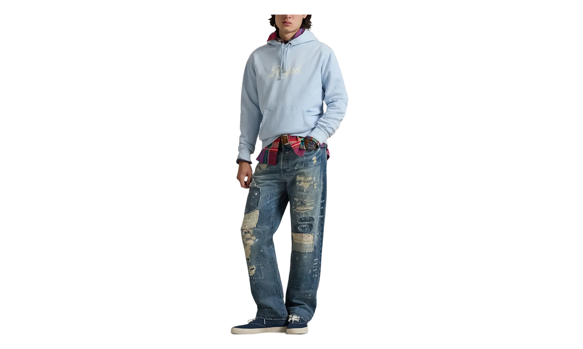 Ralph Logo Pullover Hoodie "Southport Blue" 710A13054003