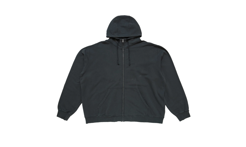 Zip Up Hoodie With Logo In Back "Black" S50HG0047M25017969