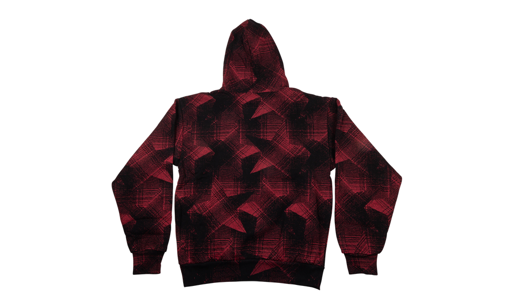 PLAID SPLATT HOODIE "Black" SP5der299