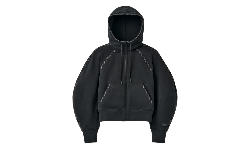 Classic Full Zip Hoodie WMNS "Black" 1180556 BLK