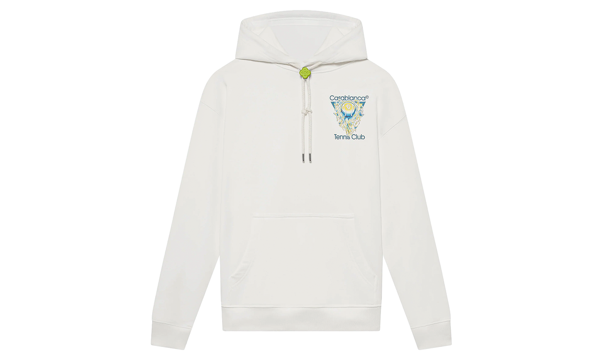 Tennis Club Icon Pullover Hoodie "White Sandy Pink Red" M SP26 JTP 292 01