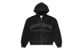 Studded OG Logo Hoodie "Black Wash" GS618