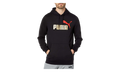 Essential+ Big Logo Fleece Hoodie "Cotton Black / Gold" 846849 90
