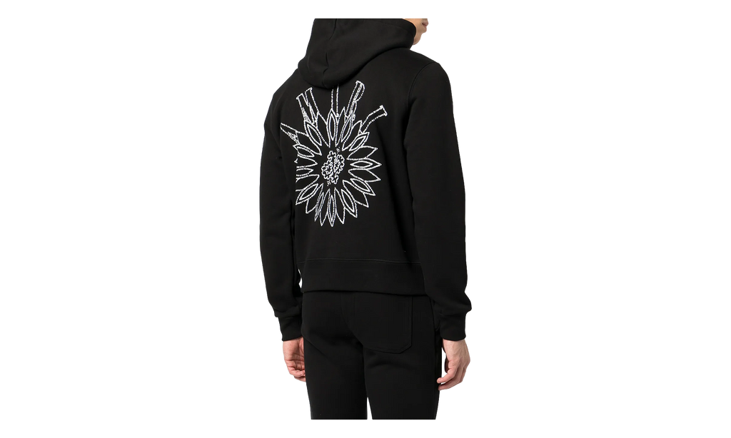 Crystal Stick Poke Logo Hoodie "Black" PF22MJH045 001