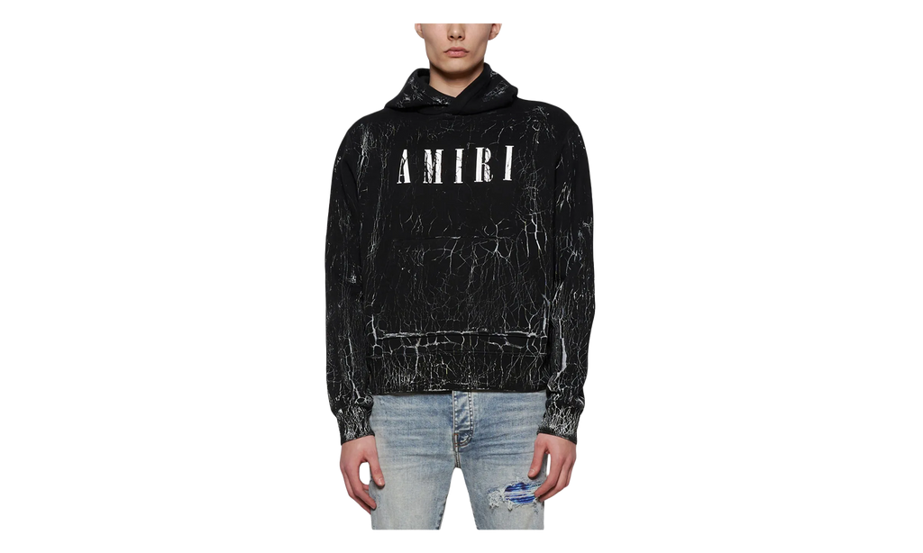 Cracked Core Logo Hoodie "Black / White" PS23MJL024 001