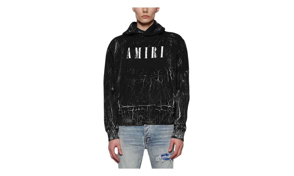 Cracked Core Logo Hoodie "Black / White" PS23MJL024 001