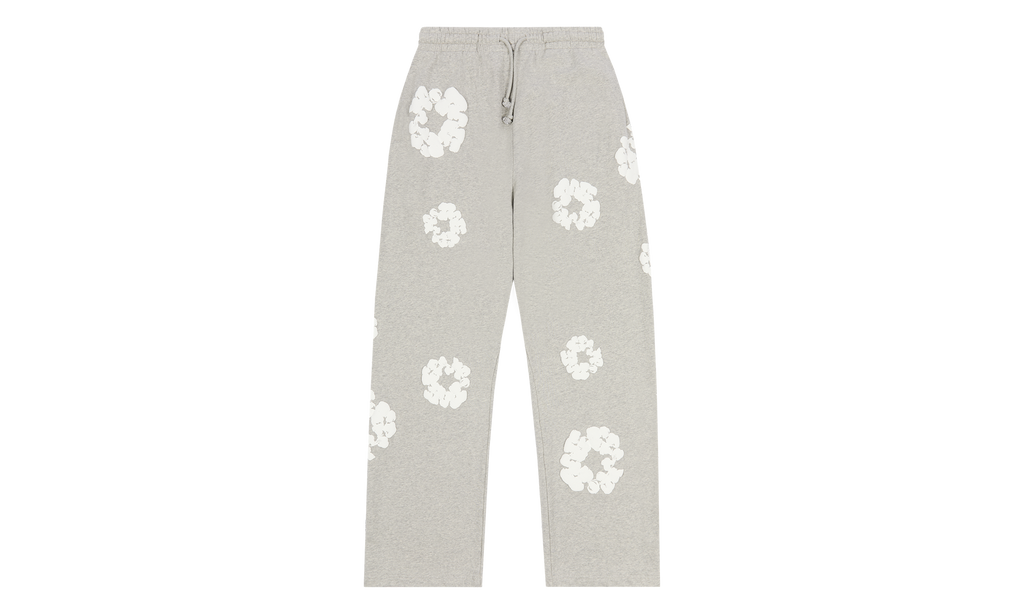 Cotton Wreath Baggy Sweatpants "Grey" DT160