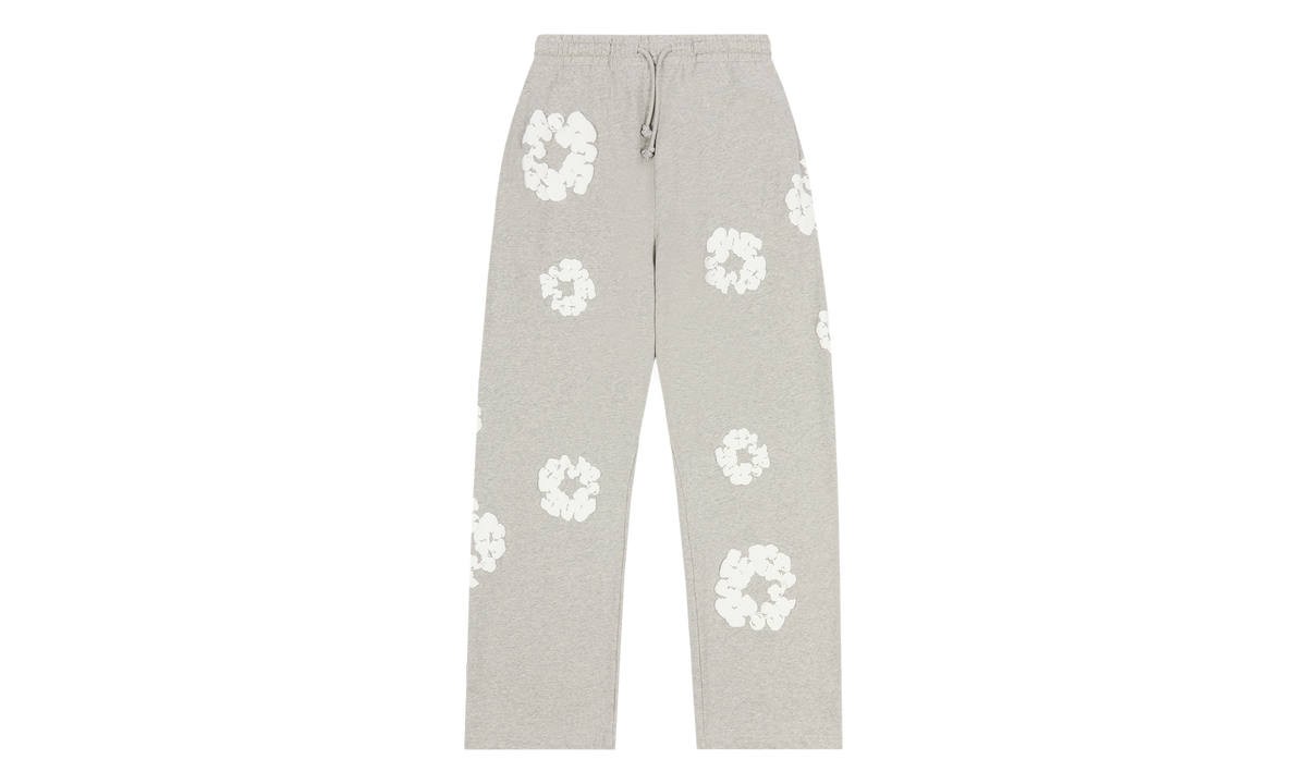 Cotton Wreath Baggy Sweatpants "Grey" DT160