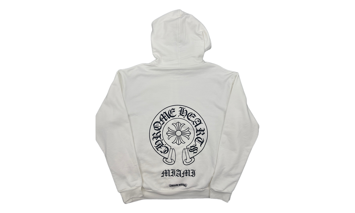 Miami Horseshoe Logo Hoodie "White" CHRM0931