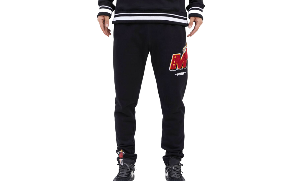 NBA Miami Heat Mash Up Logo Sweatpants "Black" BMH454260 BLK