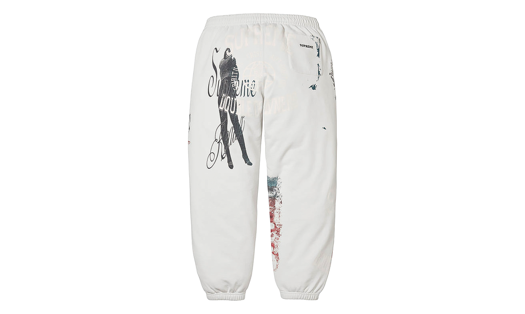 Overprint Sweatpant "SS26 - White" SU28056