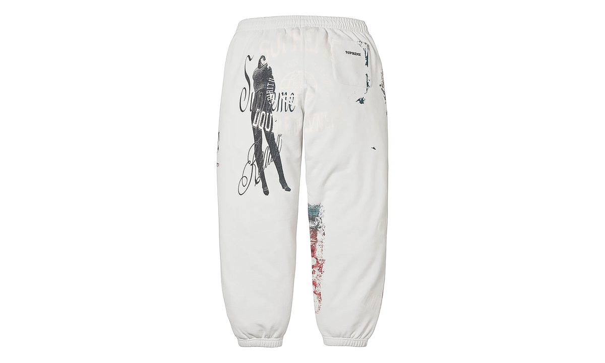 Overprint Sweatpant "SS26 - White" SU28056