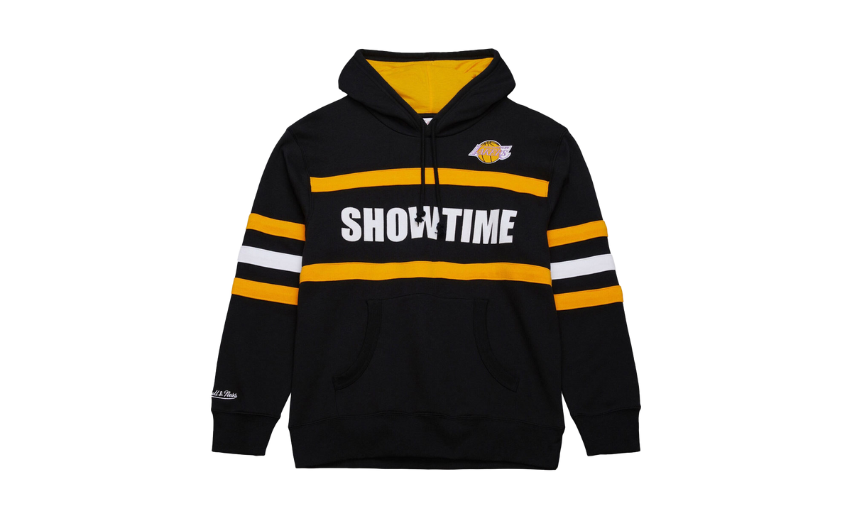 NBA HEAD COACH HOODIE VINTAGE LOGO LAKERS "Black" TH8072 LALBLCK
