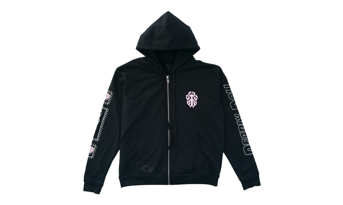 Deadly Doll Zip Up Hoodie "Black / Pink" CHRM0504