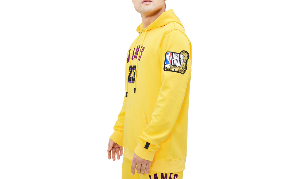 NBA Los Angeles Lakers - Lebron James Hoodie "Yellow" BLL551722 YEL