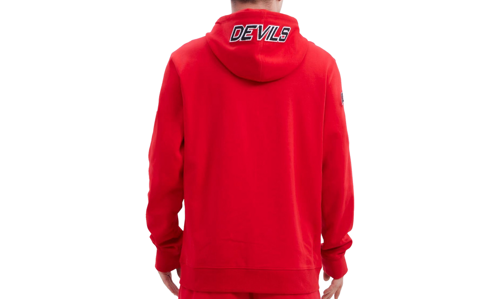 New Jersey Devils Classic Chenille Zip-Up Hoodie Red "RED" HND560073 RED