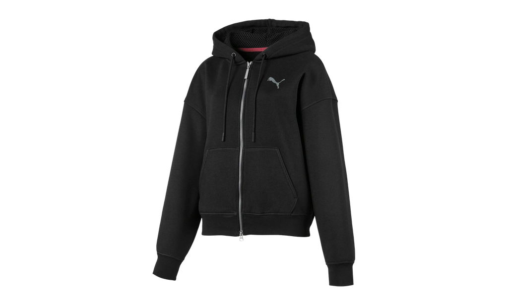 SELENA GOMEZ FULL ZIP HOODIE WMNS "Puma Black" 517805 02