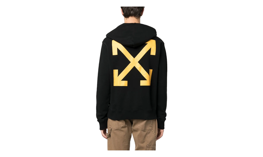 Arrow Caravaggio St. Fran Slim Hoodie "Black / Yellow / Multicolor" OMBB097C99FLE0161001