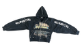Radical Paper Rose Zip Hoodie "Mechanic Black" RDCL HD08 MECH