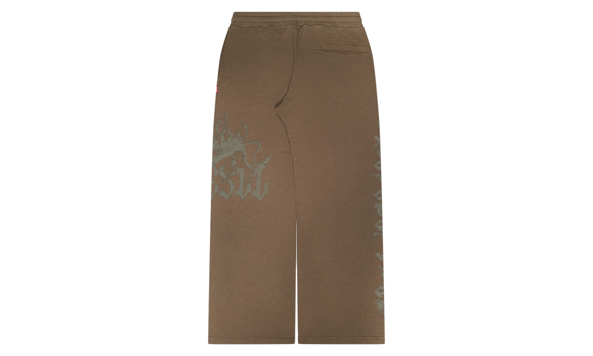 P-Gro Treated Wide-Leg Sweatpants "Brown" A238060BKCJ7ETA