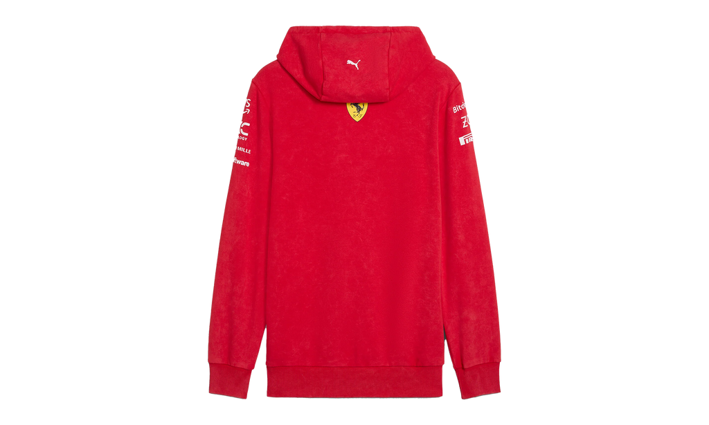 SCUDERIA FERRARI DESERT SUN TEAM REPLICA HOODIE "Rosso Corsa" 763972 01