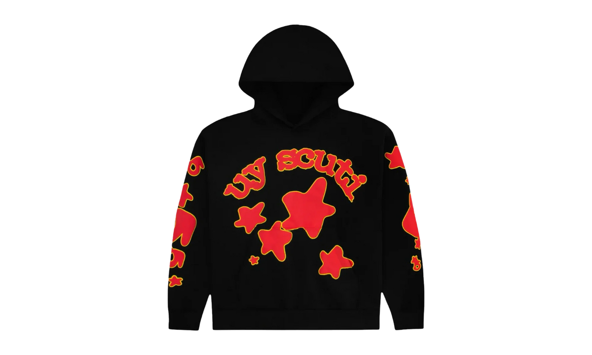 UY Scuti Hoodie "Black / Red" SP5der202