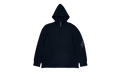 Leather Cross Patch Cashmere Hoodie "Black" CHRM1123