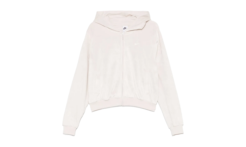 Sportswear Chill Knit Loose Velour Full-zip Hoodie "Light Orewood Brown / Sail" HJ0954 104